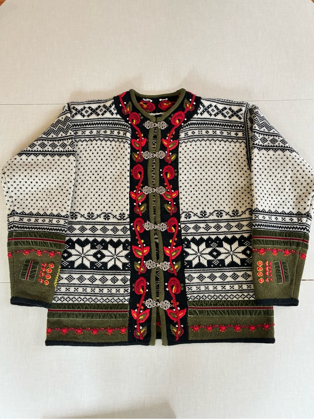 Vintage 90s Nordic Design Wool Sweater